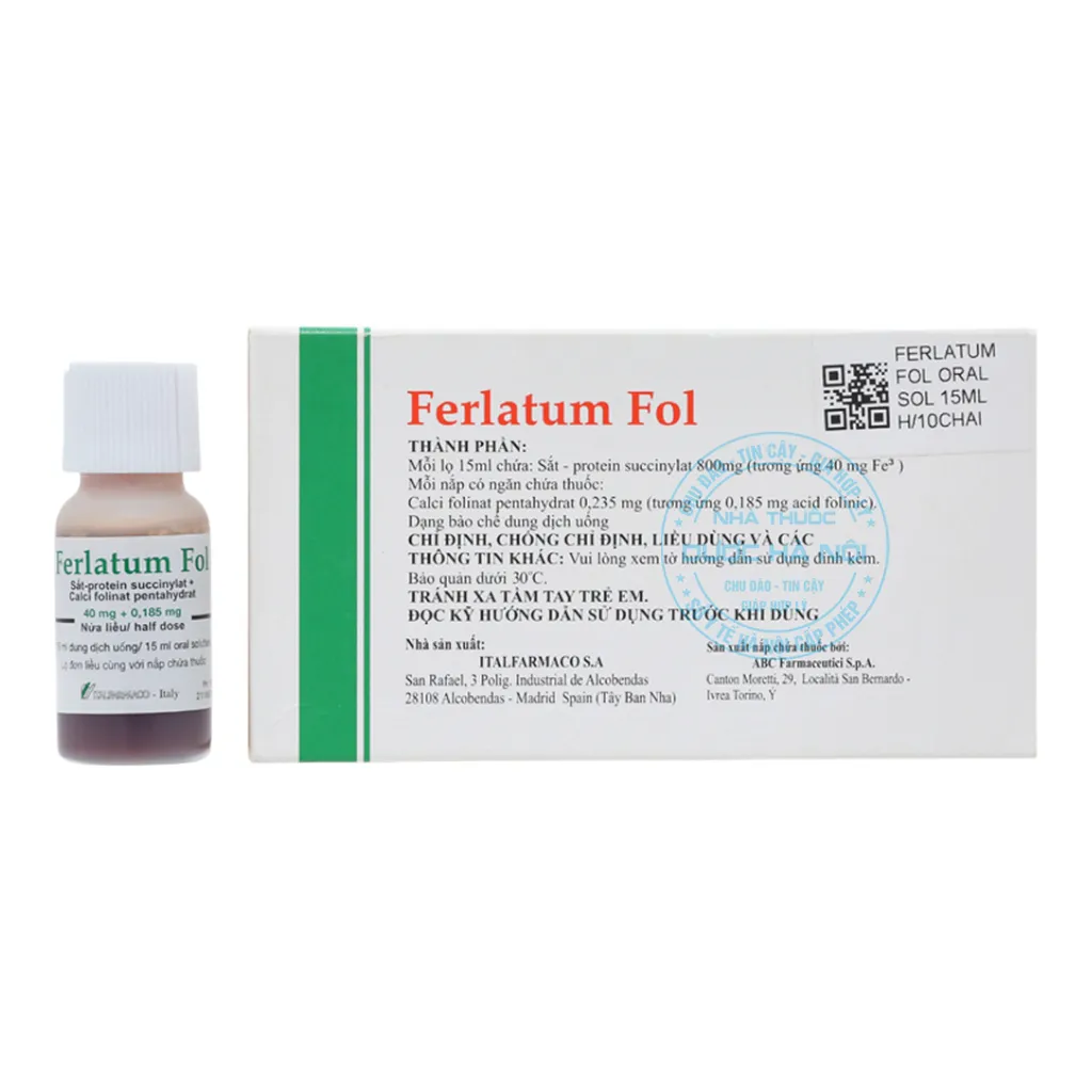 Dung dịch Ferlatum Fol Italfarmco