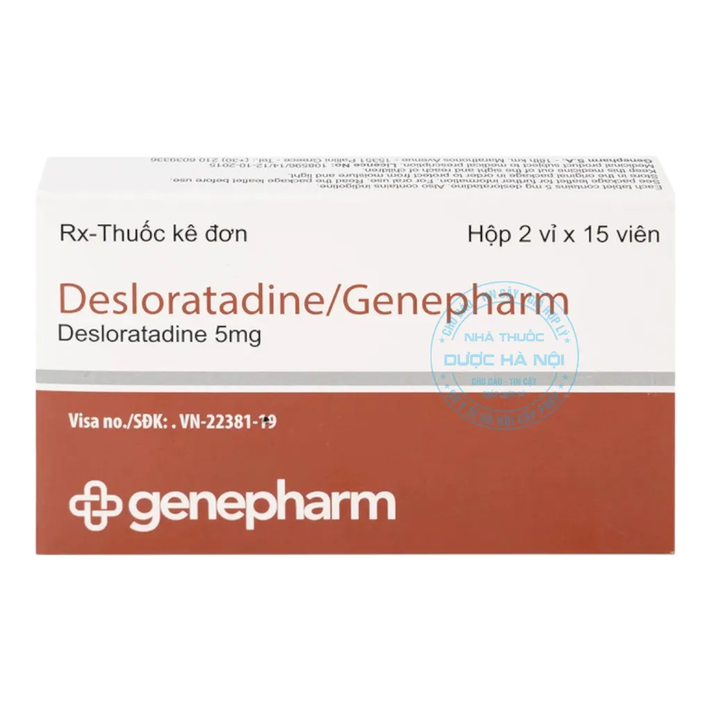 Thuốc Desloratadine 5mg Genepharm