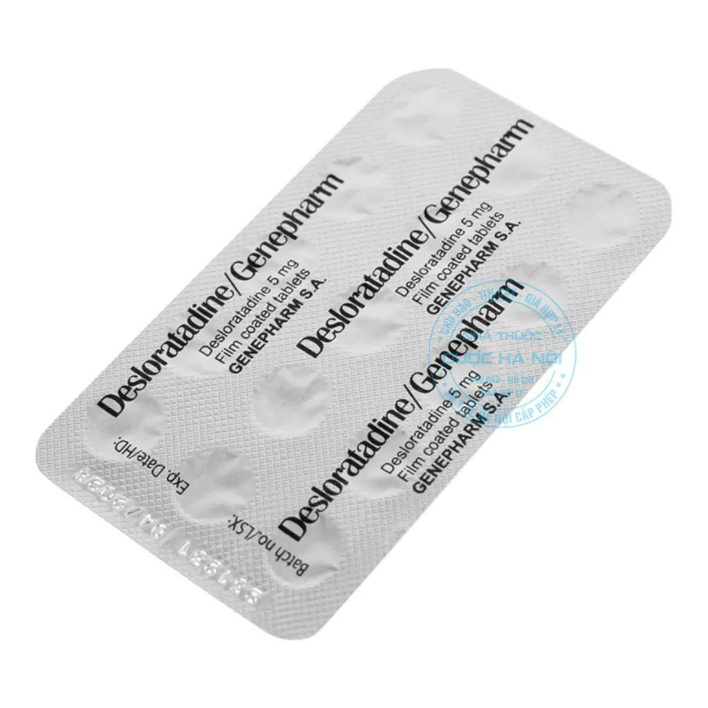 Thuốc Desloratadine 5mg Genepharm