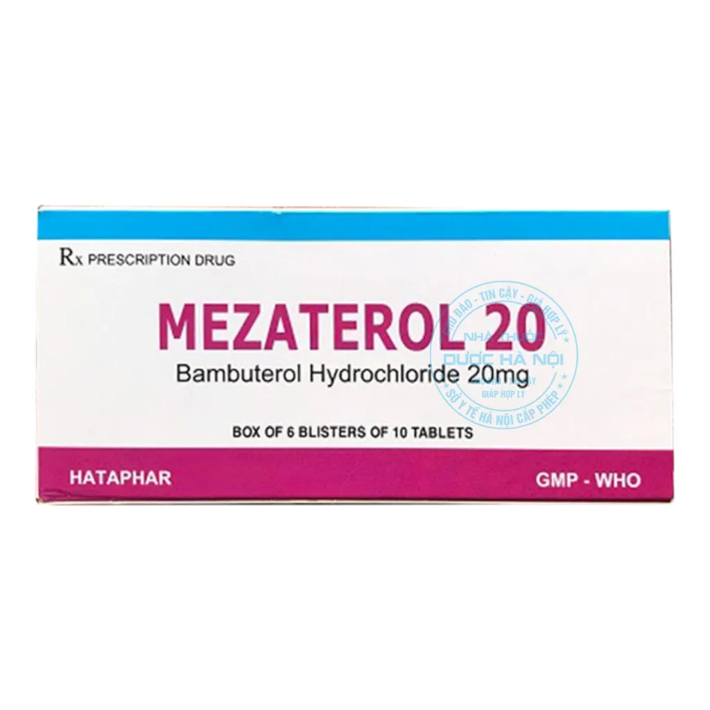 Thuốc Mezaterol 20mg