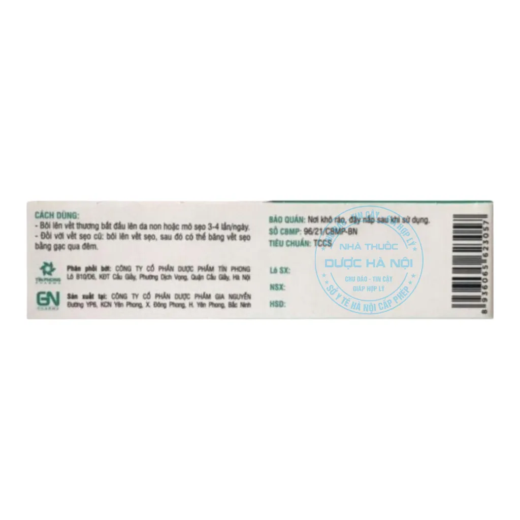 Gel trị sẹo Tinfoscar