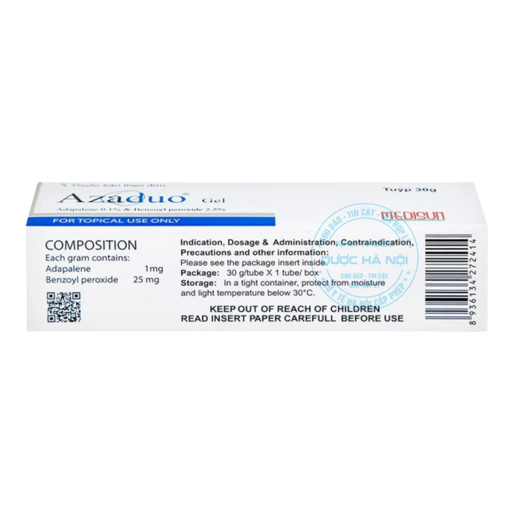 Gel bôi ngoài da Azaduo