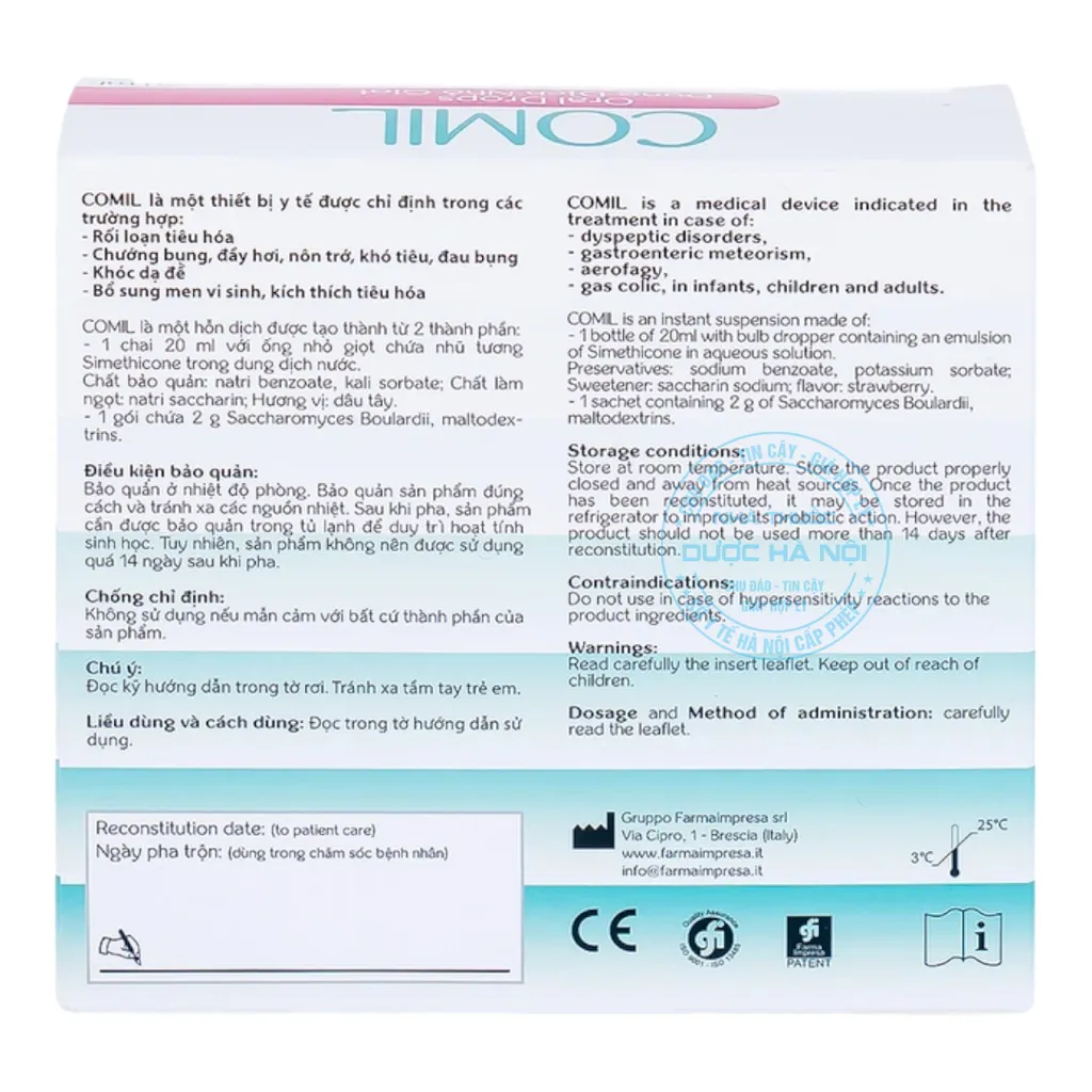 Dung dịch Comil PJ Pharma