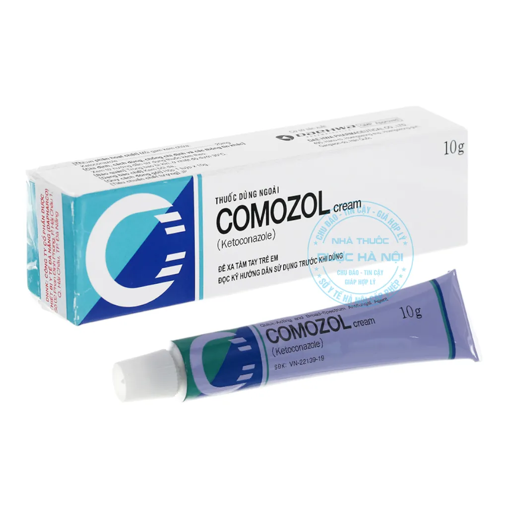 Thuốc bôi da Comozol Cream 10g