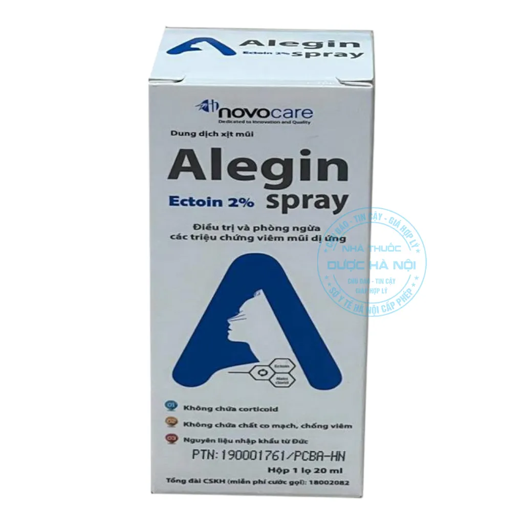 Dung dịch xịt mũi Alegin Spray 20ml