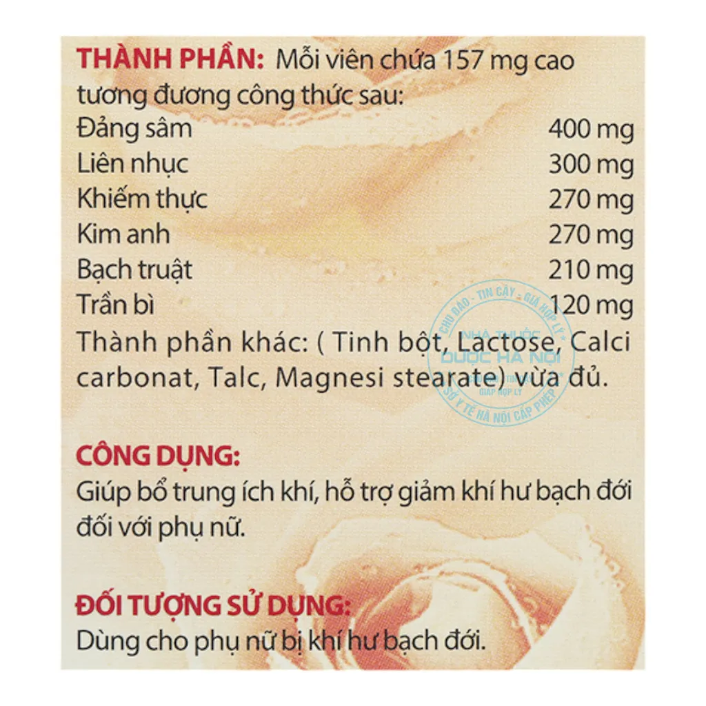 Viên uống Hoàng Tố Nữ