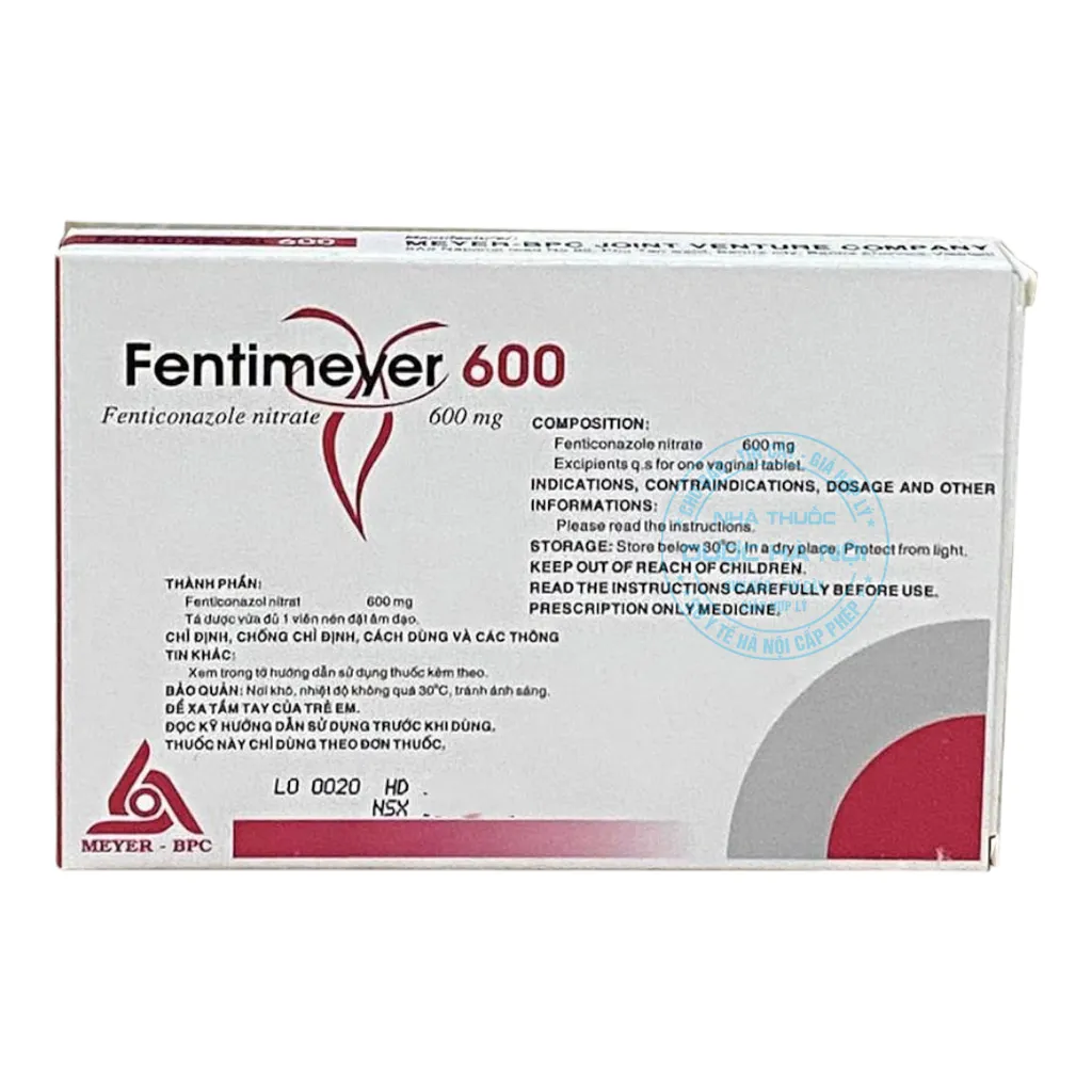 Viên đặt âm đạo Fentimeyer 600