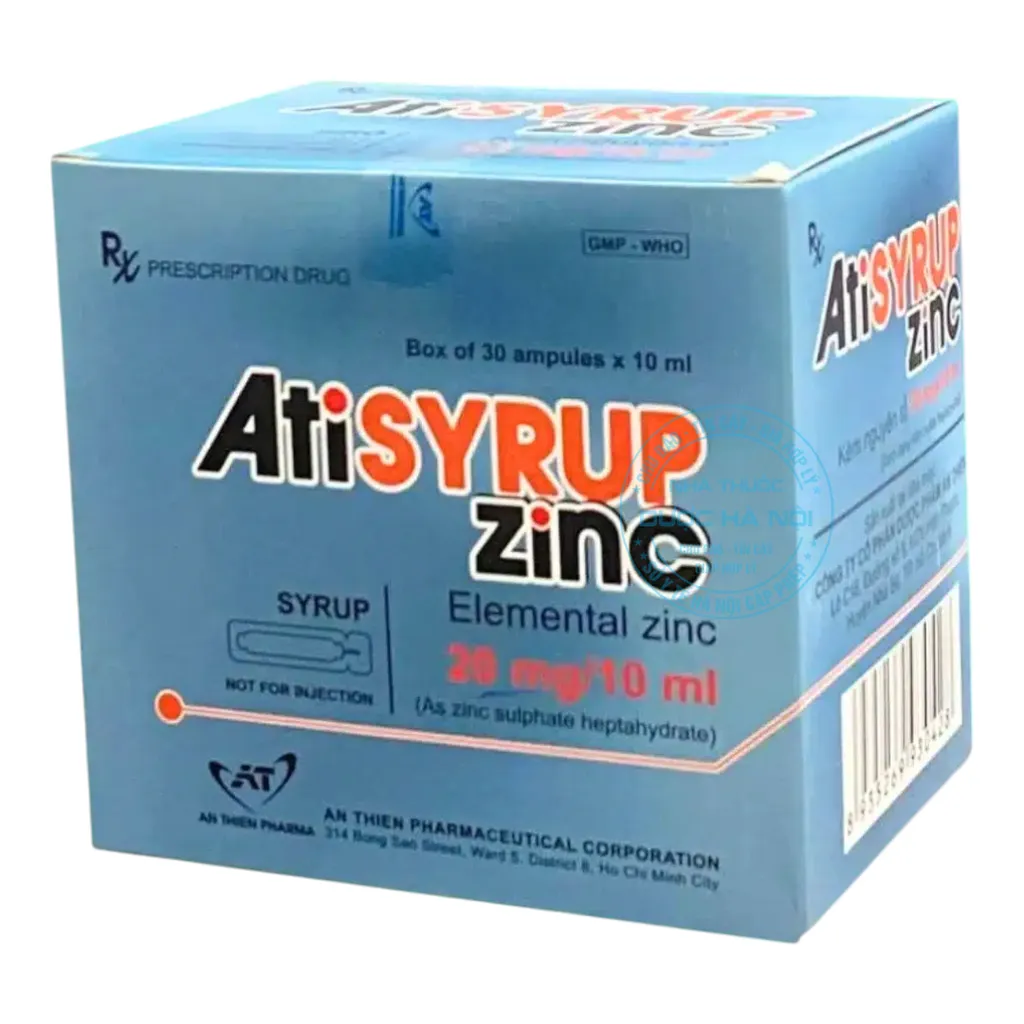 Siro Atisyrup Zinc 20mg/10ml