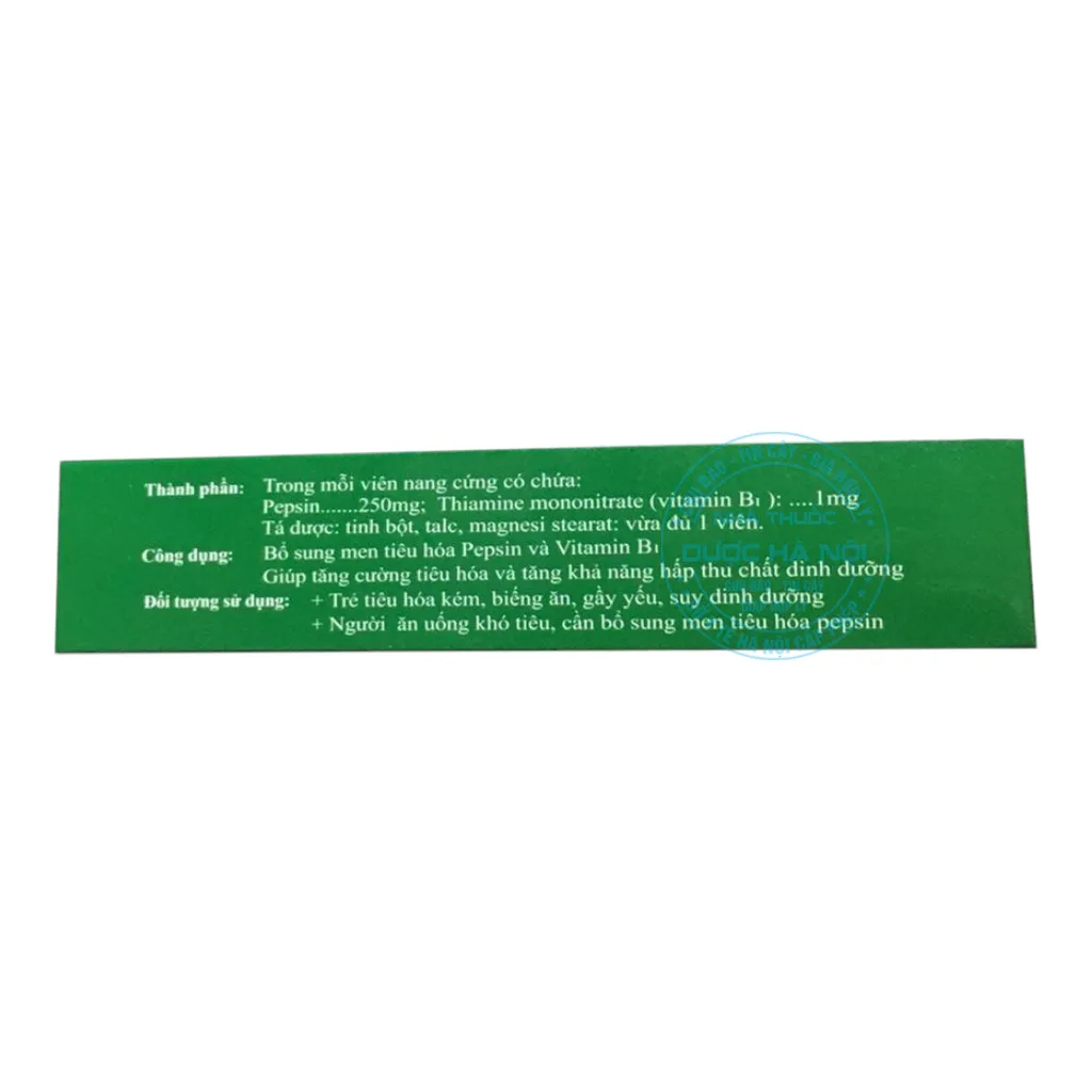Men tiêu hoá Pepsin B1