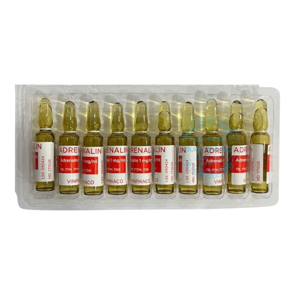 Dung dịch tiêm Adrenalin 1mg/1ml