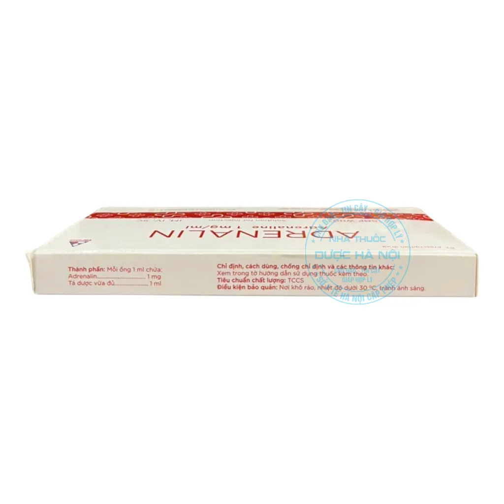 Dung dịch tiêm Adrenalin 1mg/1ml