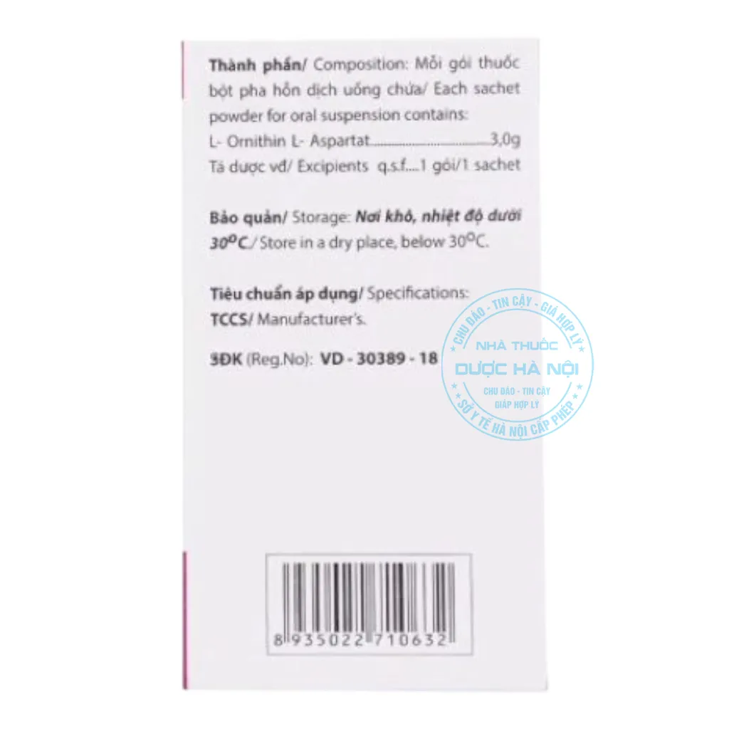 Thuốc bột uống Mezathin S 3g