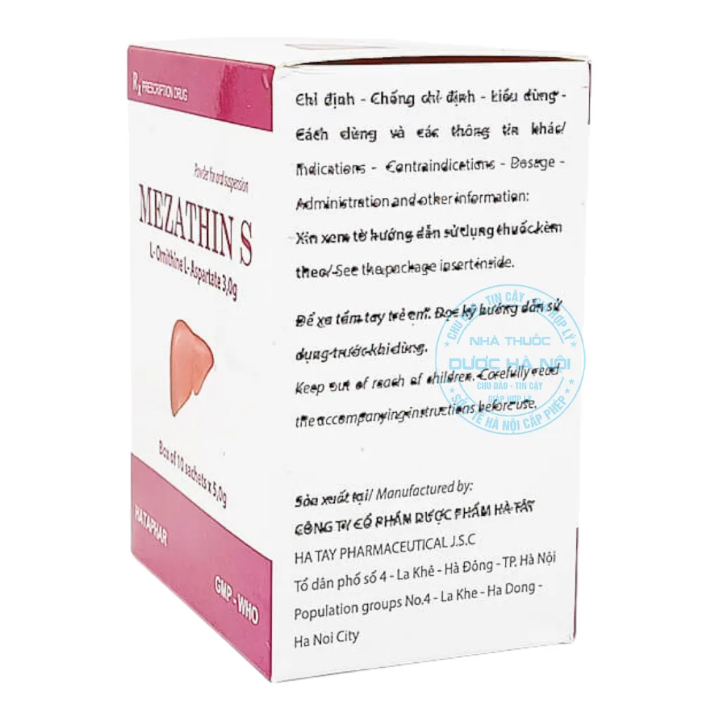Thuốc bột uống Mezathin S 3g