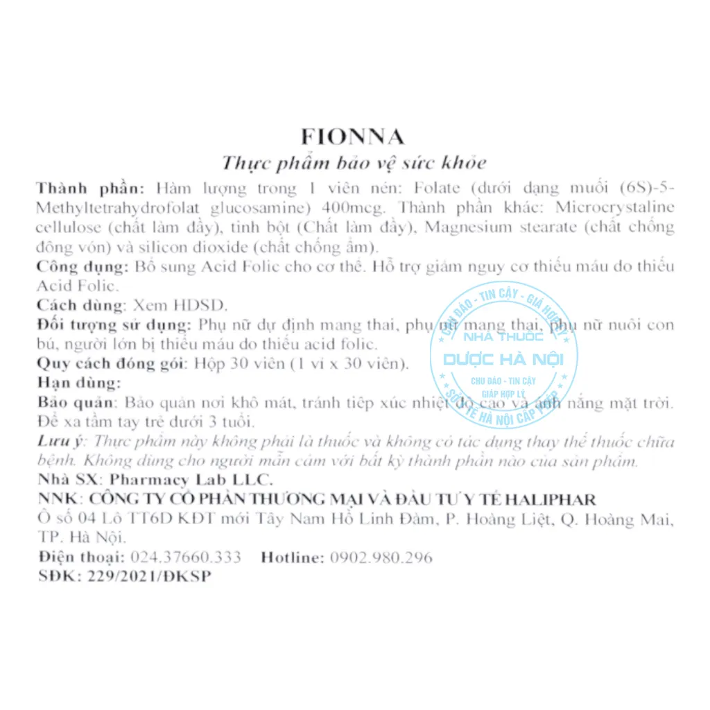 Thuốc Fionna