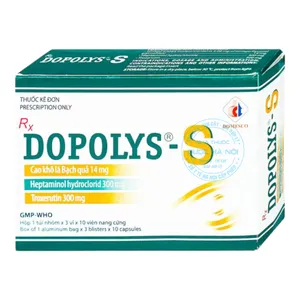 Thuốc Dopolys-S điều trị các triệu chứng của suy tĩnh mạch bạch huyết và trĩ