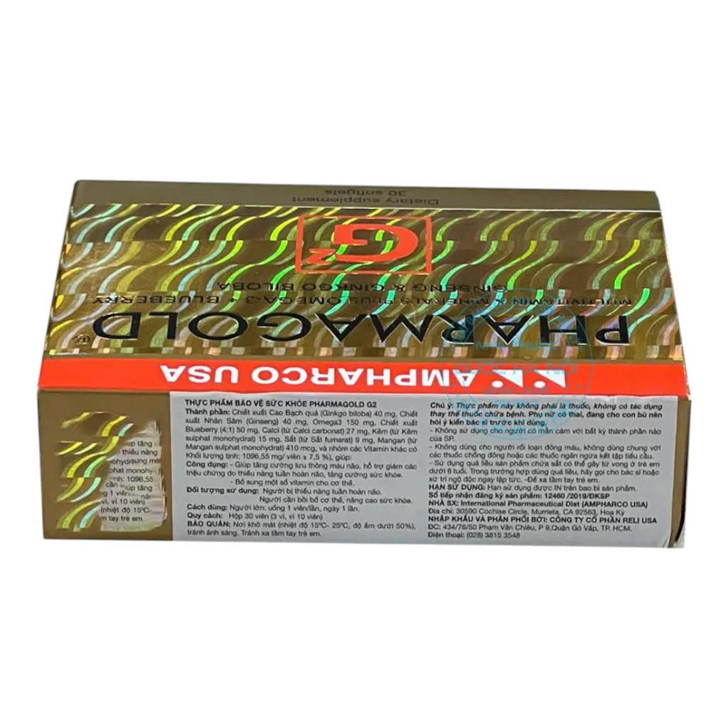 Viên uống Pharmagold G2