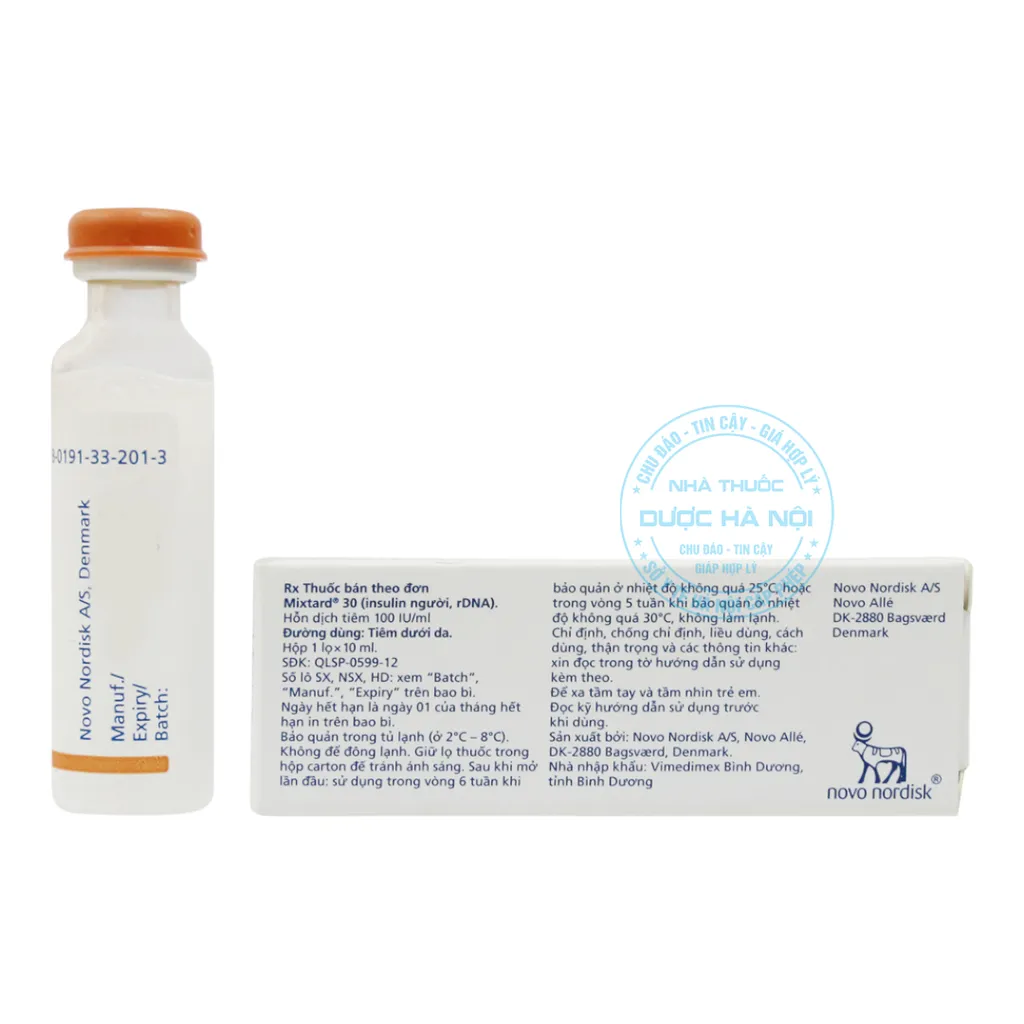 Hỗn dịch tiêm Mixtard 30