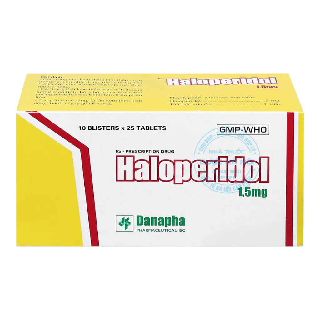 Thuốc Haloperidol 1.5mg