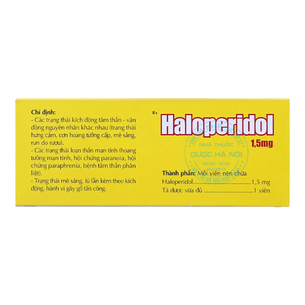 Thuốc Haloperidol 1.5mg