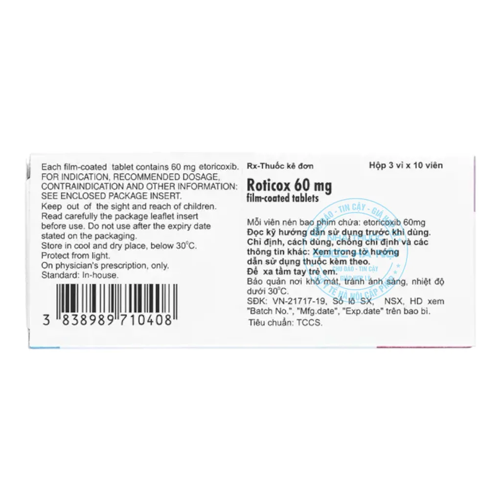 Thuốc Roticox 60mg