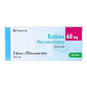 Thuốc Roticox 60mg giảm đau khớp do các bệnh lý viêm và gout