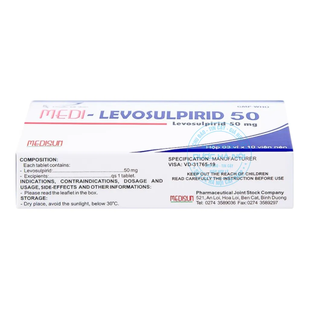 Thuốc Medi-Levosulpirid 50