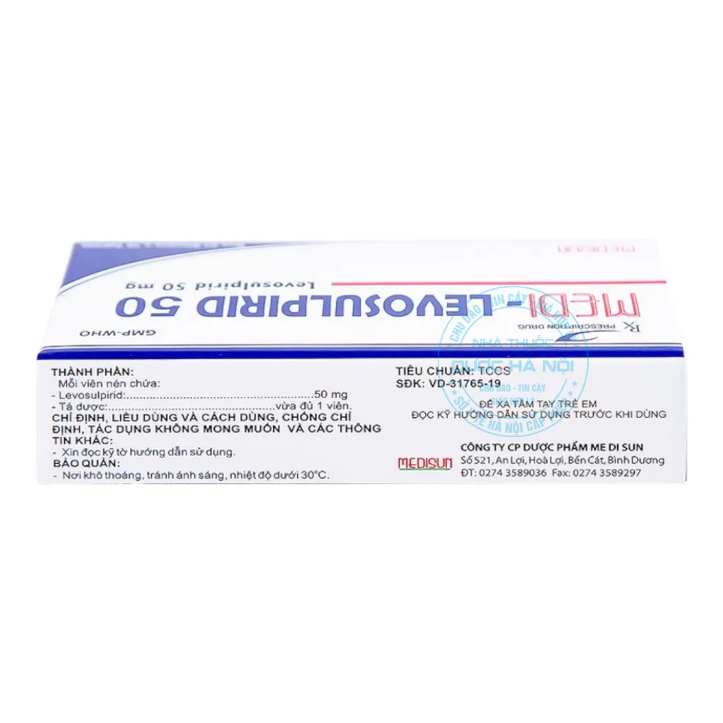 Thuốc Medi-Levosulpirid 50