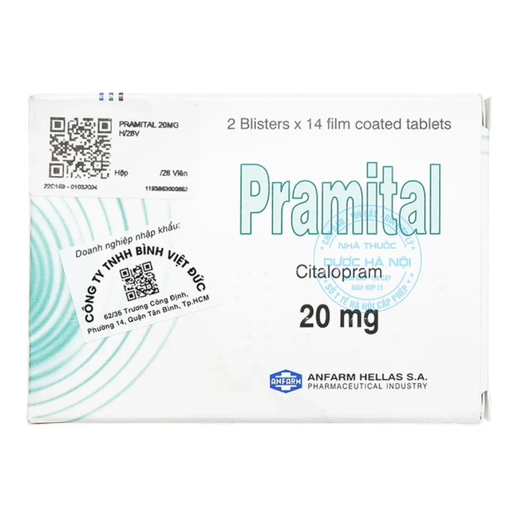 Thuốc Pramital 20mg