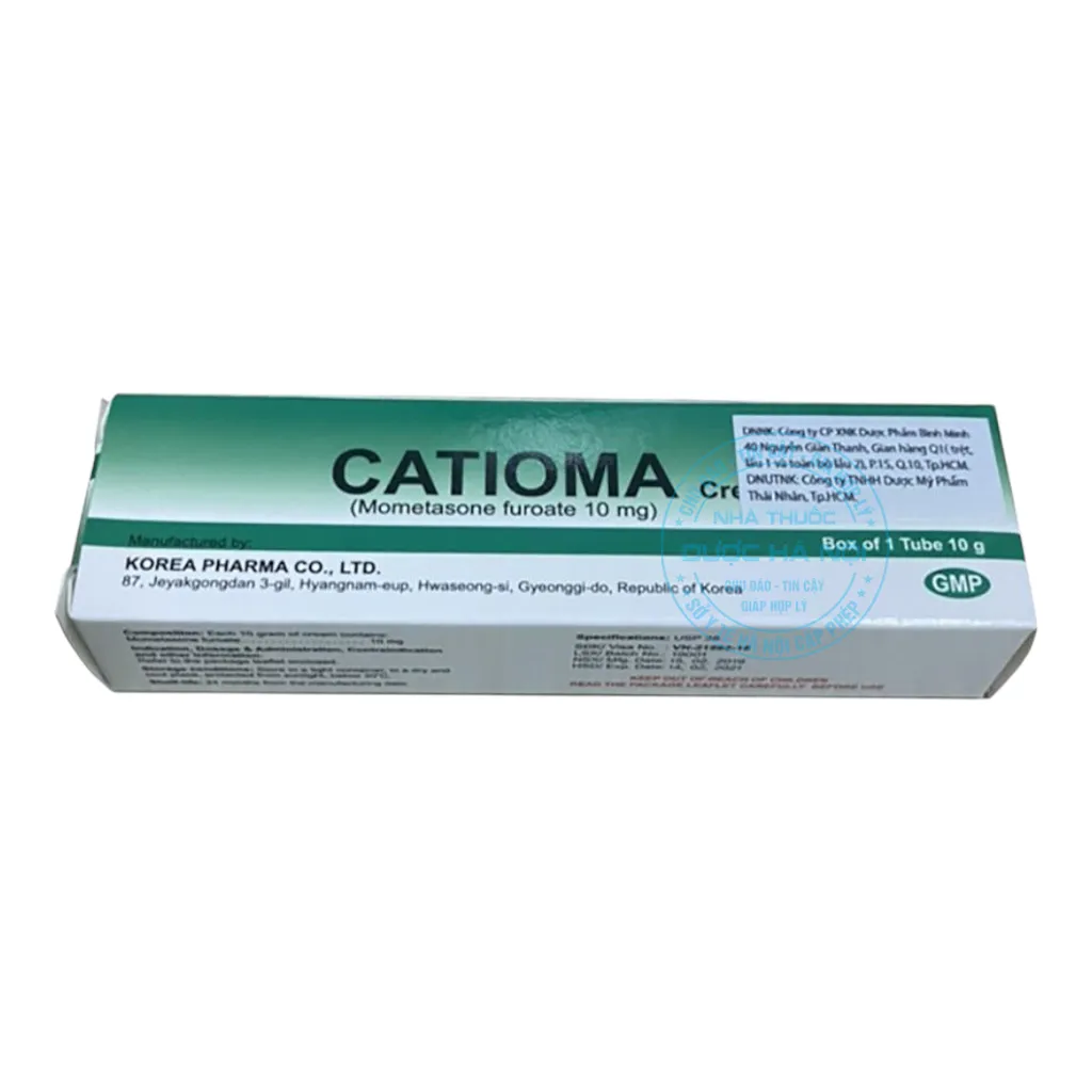 Kem bôi da Catioma 10