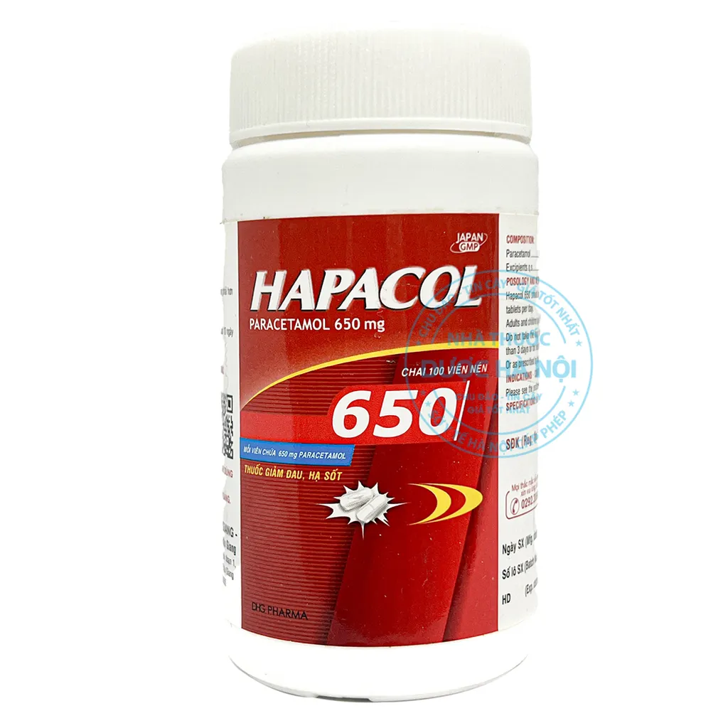 Thuốc Hapacol 650 DHG