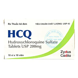 Thuốc HCQ 200mg Zydus điều trị bệnh sốt rét, lupus ban đỏ và viêm khớp dạng thấp