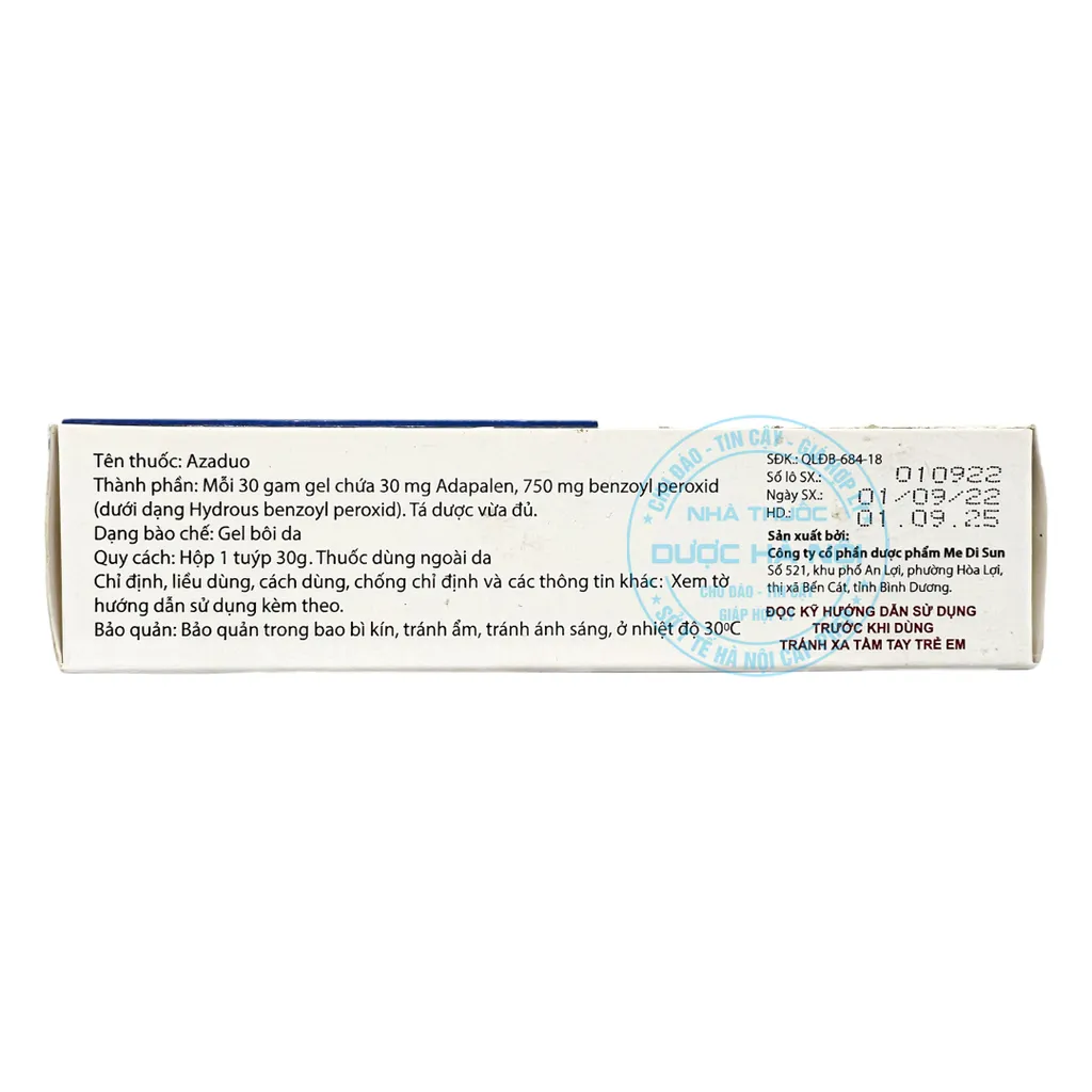 Gel Azaduo 30g