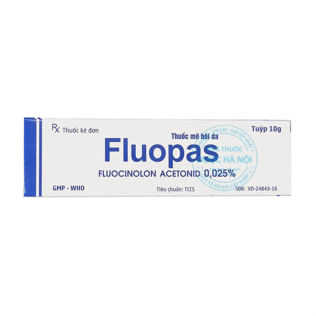 Thuốc mỡ bôi da Fluopas
