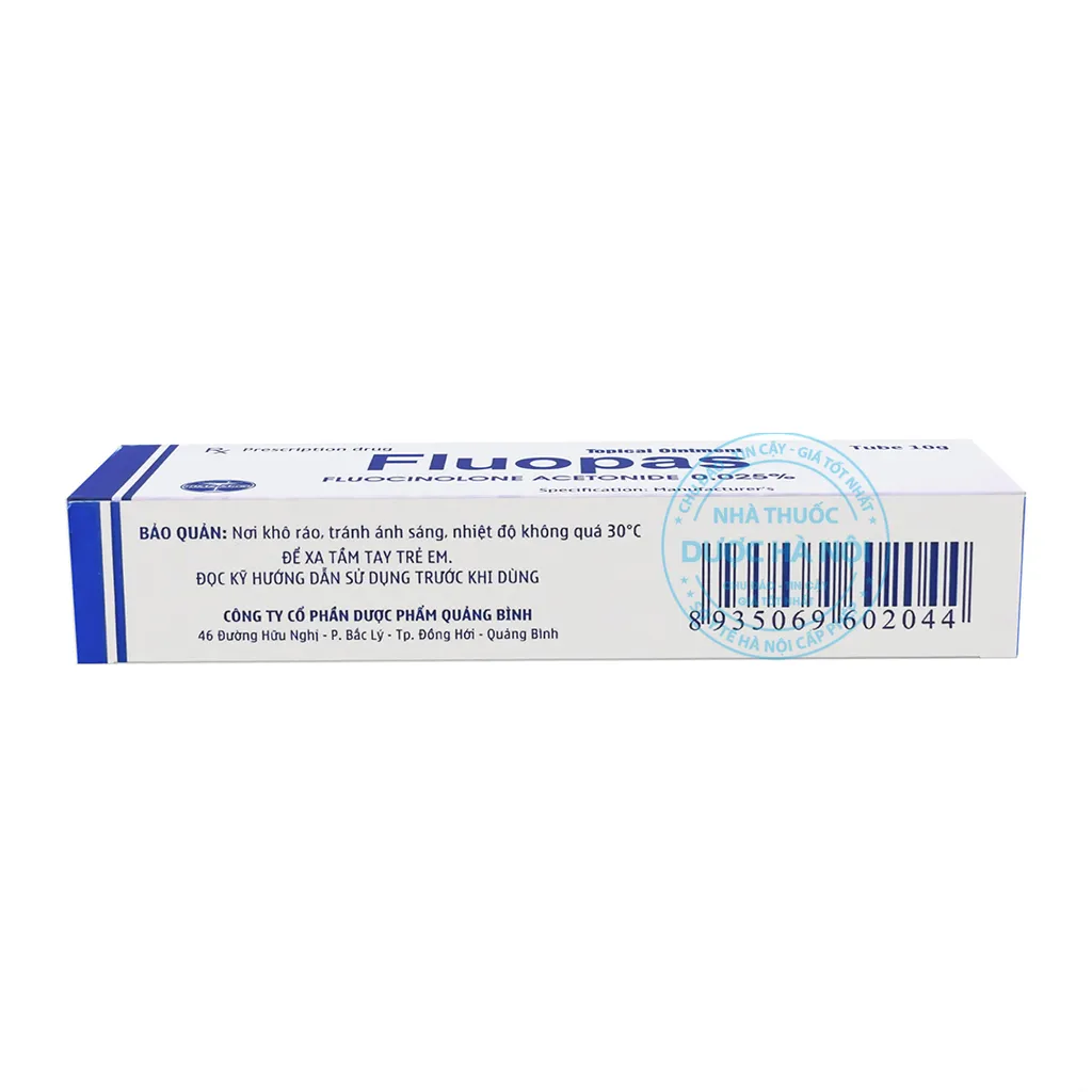 Thuốc mỡ bôi da Fluopas