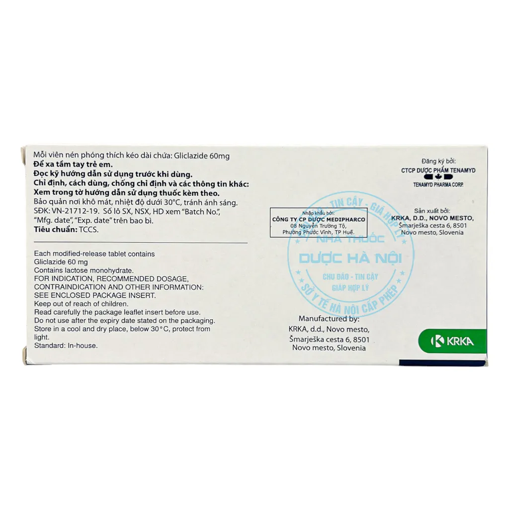 Thuốc Gliclada 60mg