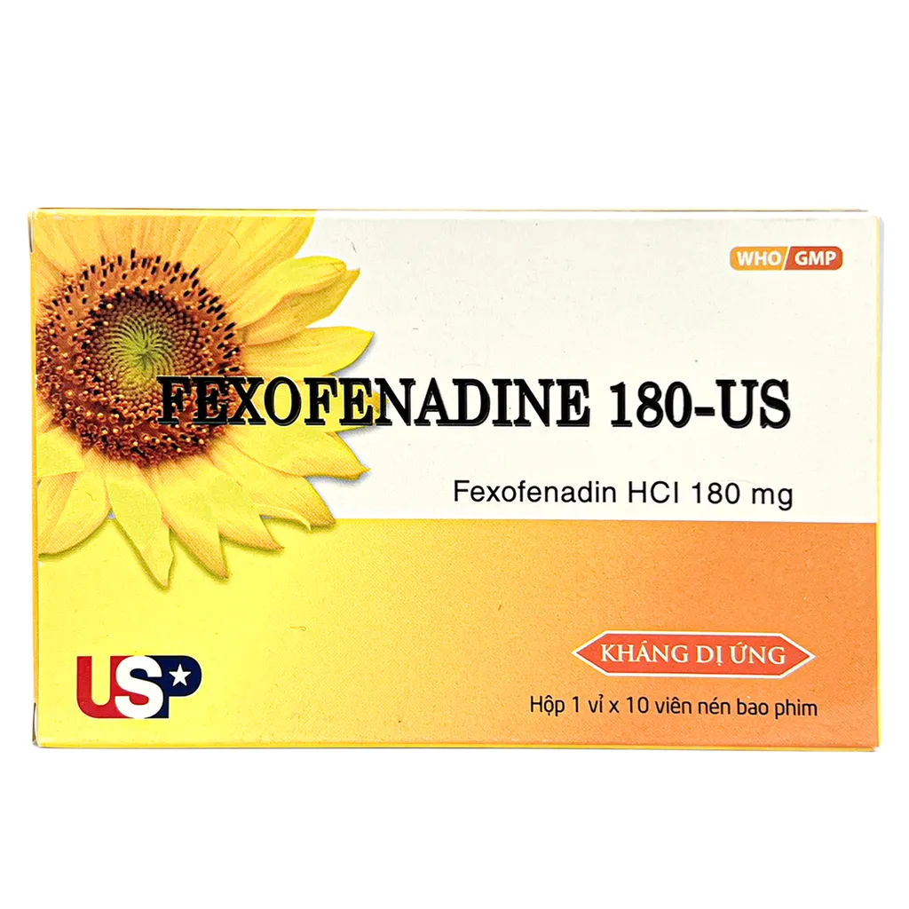 Thuốc Fexofenadine 180-US