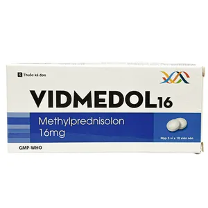 Thuốc Vidmedol 16 điều trị triệu chứng các bệnh lý miễn dịch