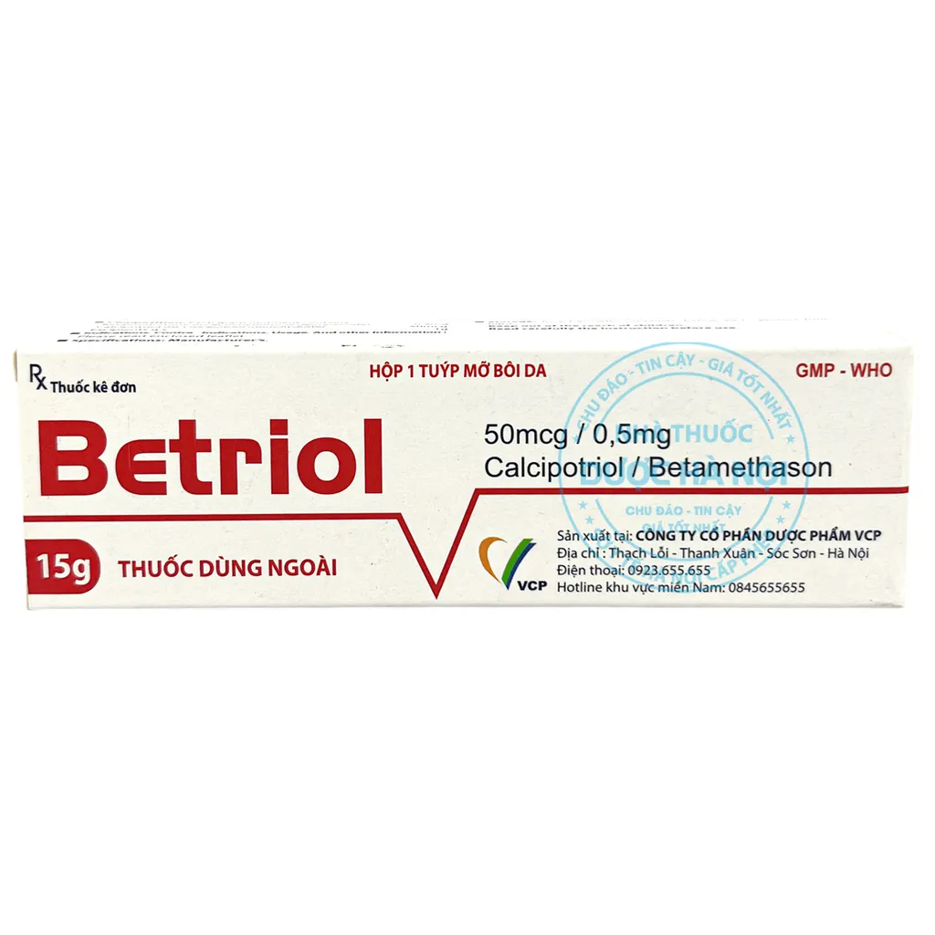Thuốc mỡ bôi da Betriol