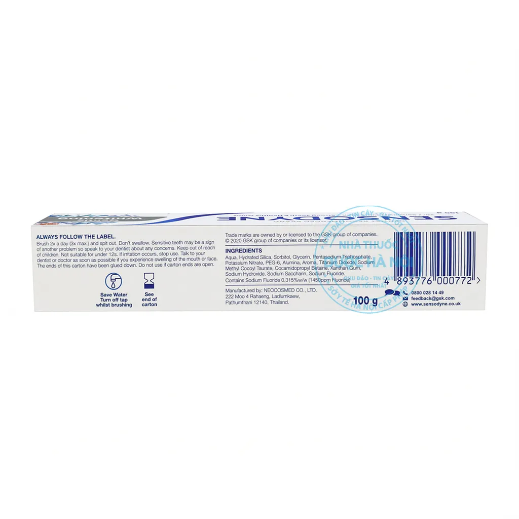 Kem đánh răng Sensodyne Gentle Whitening