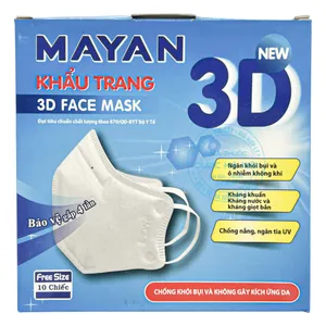 Khẩu trang Mayan 3D Mask bảo vệ sức khỏe đường hô hấp