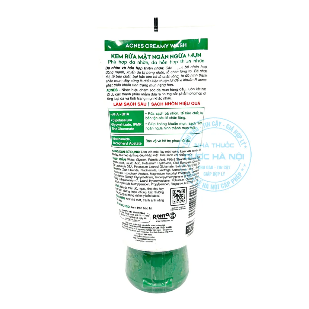 Sữa rửa mặt Acnes Creamy Wash
