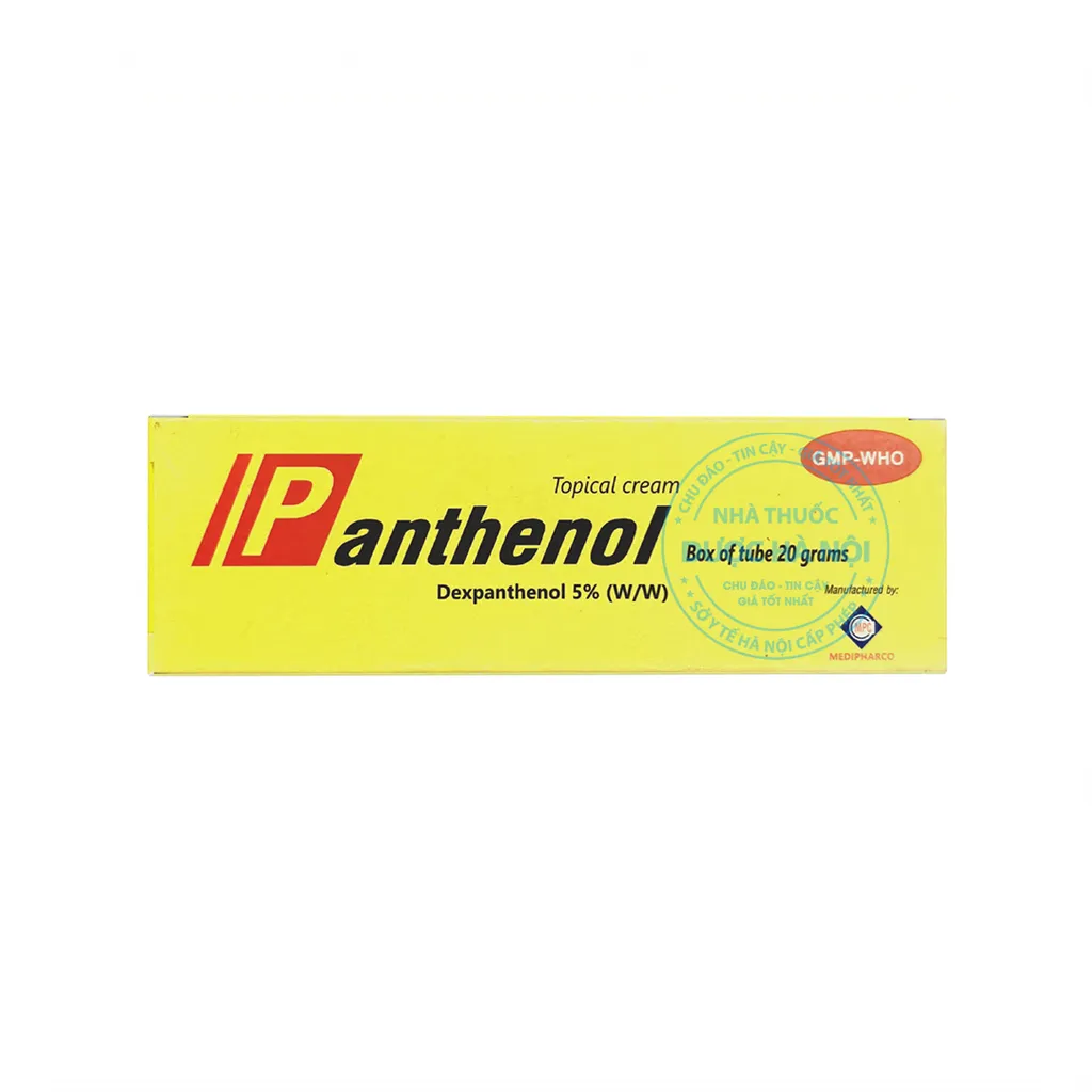 Kem bôi da Panthenol