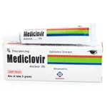 Thuốc mỡ tra mắt Mediclovir 3%