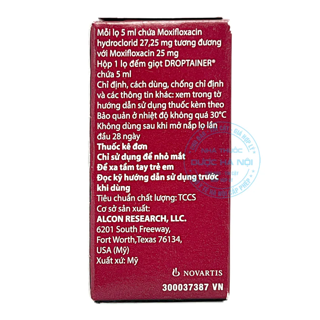 Thuốc nhỏ mắt Vigamox