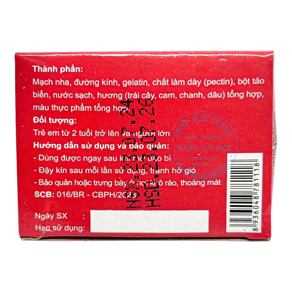 Kẹo dẻo bổ sung vitamin ABU & ADI
