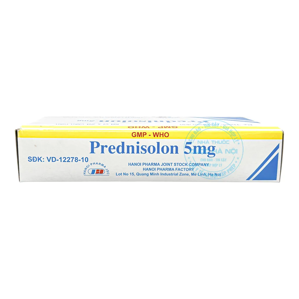 Thuốc Prednisolone 5mg