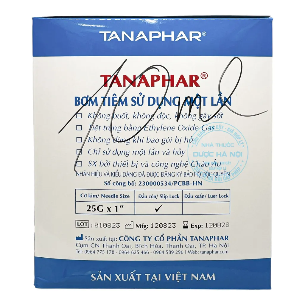 Bơm tiêm 10ml Vinahankook (100 cái)