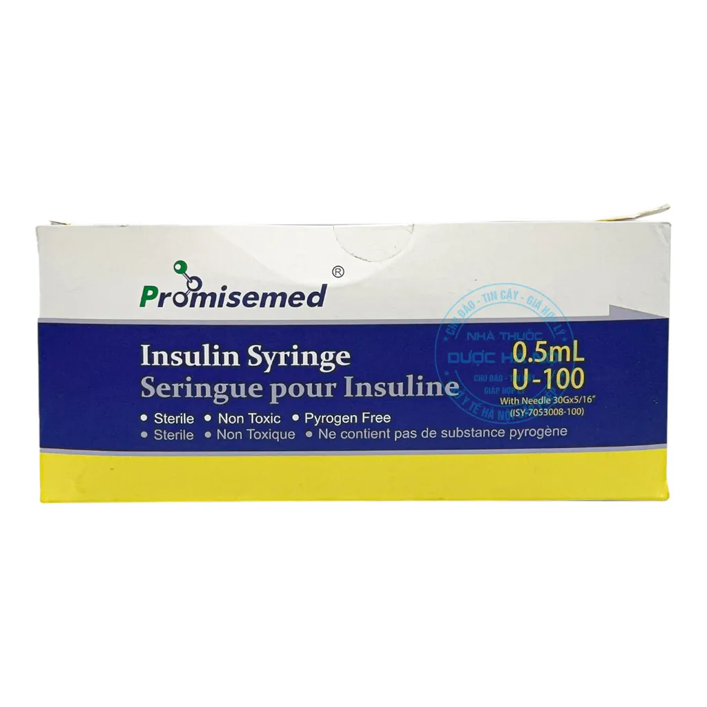 Bơm tiêm Insulin Promisemed 0.5ml U-10
