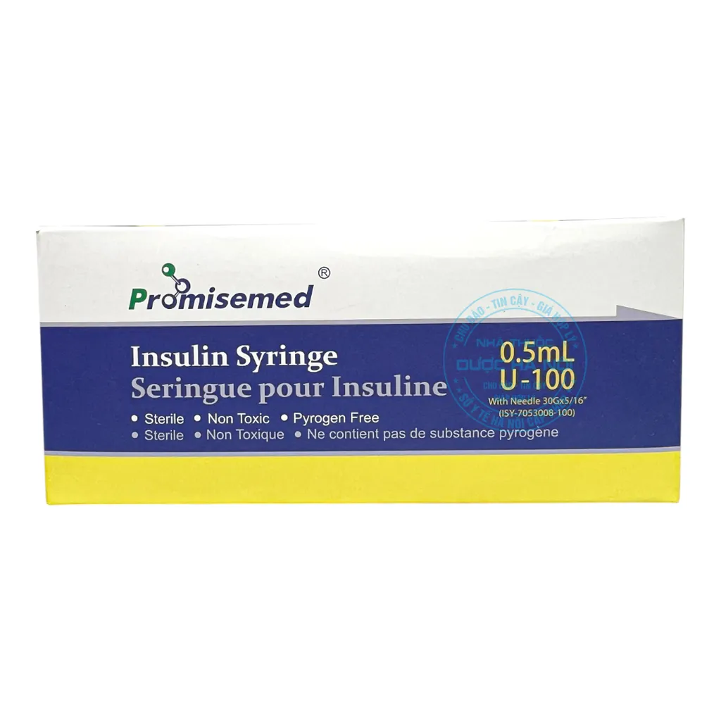 Bơm tiêm Insulin Promisemed 0.5ml U-10