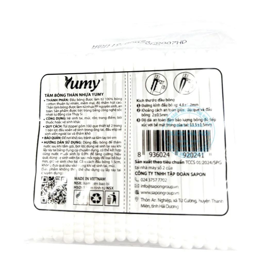 Tăm bông Yumy